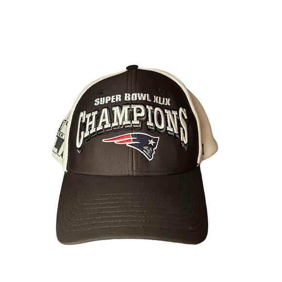 NEW‎ ENGLAND PATRIOTS SUPER BOWL XLIX CHAMPIONS HAT CAP 47 BRAND NFL 02/01/15 - Picture 1 of 8
